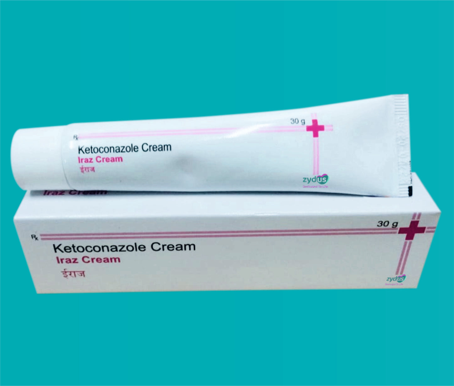 IRAZ CREAM 30 GM 
(25 UNITS IN A BOX) 30gm ( Ketoconazole 2% w/w ) by Zydus