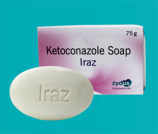 IRAZ SOAP 75gm ( Ketoconazole 2 % w/w ) by Zydus