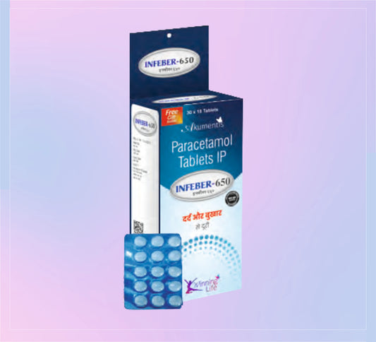 Infeber 650 Tab (Bl) 30x15 Paracetamol 650 Mg   by Akumentis