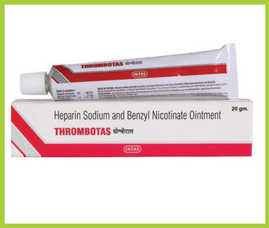 Thrombotas Cream 20Gm Heparin Sodium 50 IU by Intas