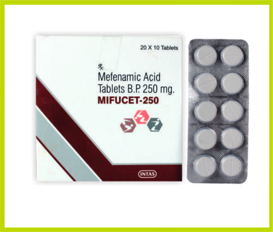 Mifucet 250 10 Tab Mefenamic Acid 250 mg by Intas