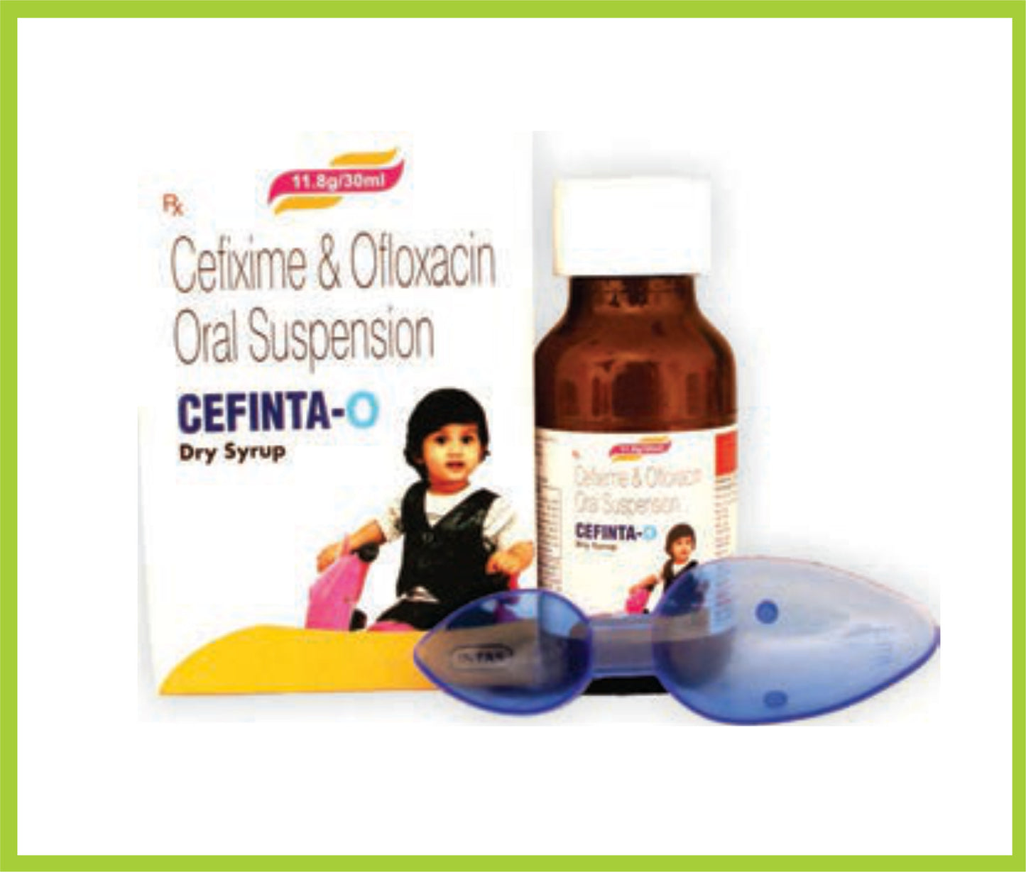 Cefinta-O Ds 30 Ml Cefixime 50 mg + Ofloxacin 50 mg   by Intas