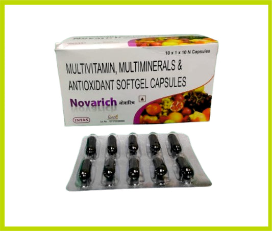 Novarich  10 Cap Multivitamin by Intas