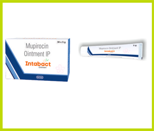 Intabact Ointment 5 Gm Mupirocin 2% w/w by Intas