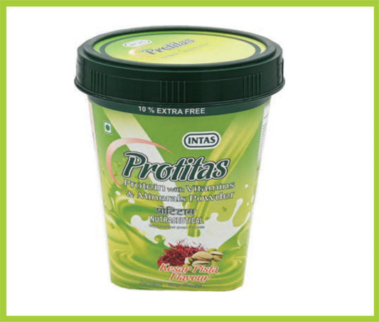 Protitas 220 Gm (Kesar Pista) Protein Powder Kesar Pista by Intas