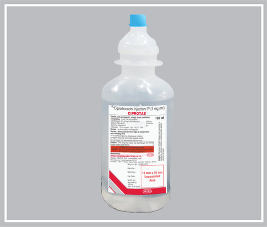 CIPROTAS 100 ML (Ciprofloxacin 200 mg) by Intas