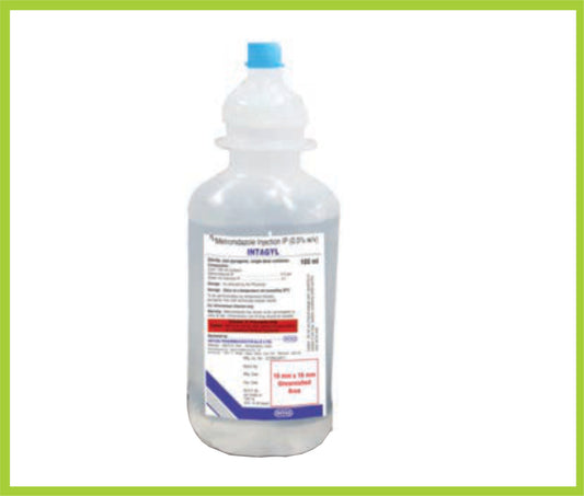 Intagyl 100 Ml Metronidazole 500 mg by Intas