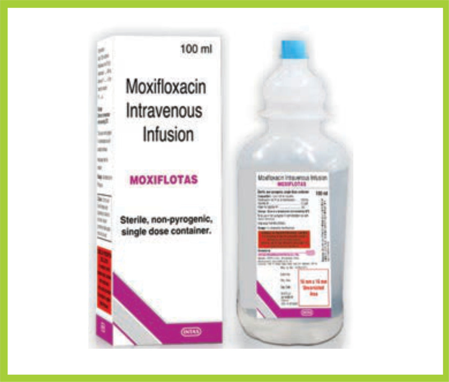 Moxiflotas 100 Ml Moxifloxacin 400 mg by Intas