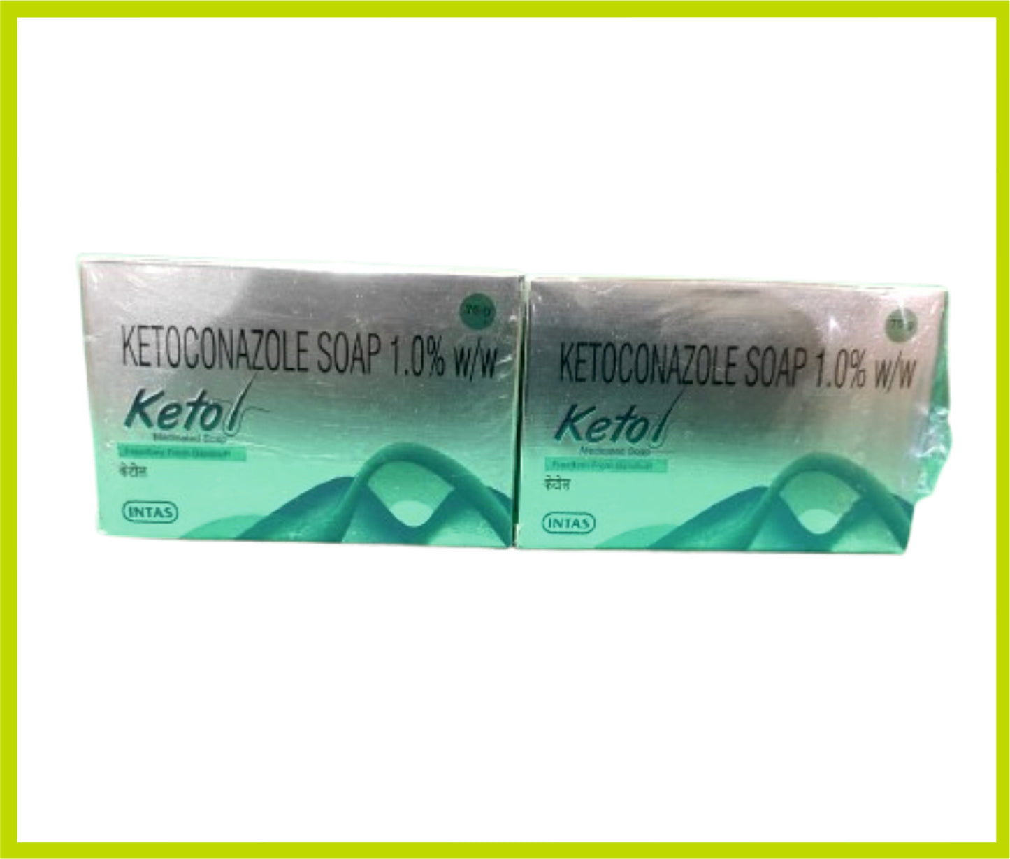 Ketol Soap 75Gm (Combo) Ketoconazole 1% w/w + Tea Tree Oil by Intas