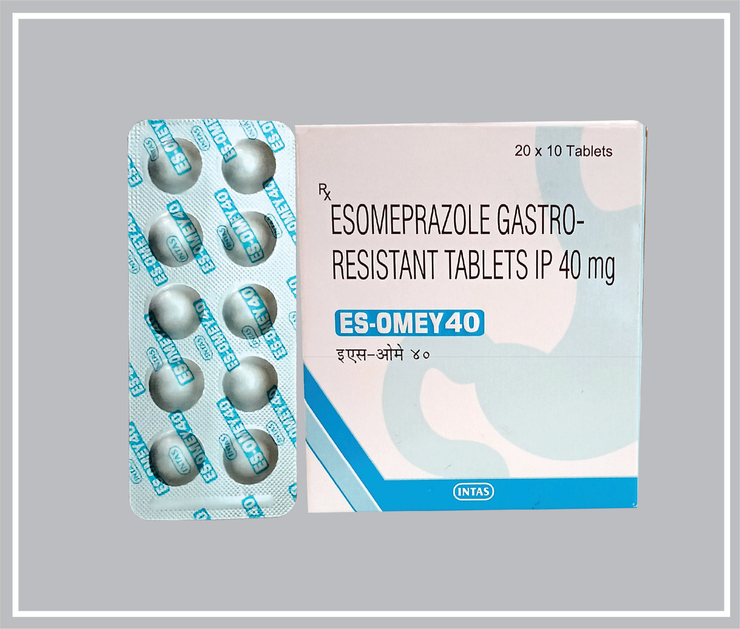 ES- OMEY 40 (10T) (Esomeprazole Gastro Resistant 40mg ) by Intas