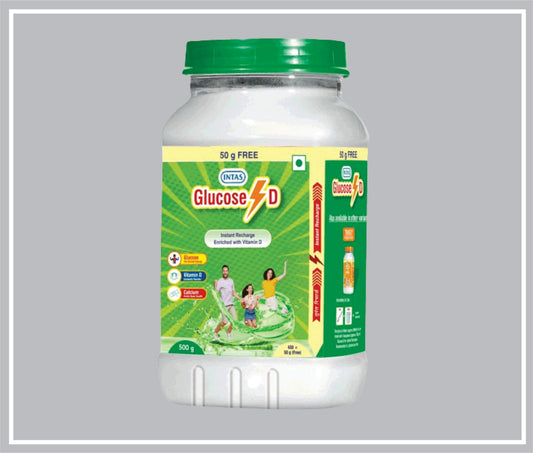 INTAS GLUCOSE-D 500 GM (Glucose D) by Intas