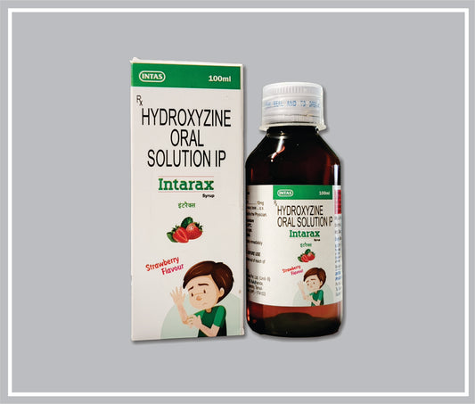 INTARAX (100ML) (Hydroxyzine Hydrochloride 10 mg) by Intas