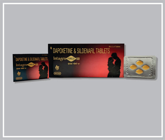 INTAGRA FORCE (4 t) (COMBO) (Sildenafil Citrate 50 mg + Dapoxetine 30 mg) by Intas
