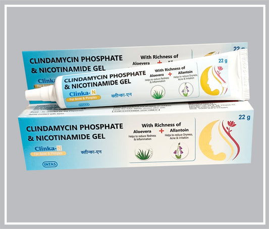 CLINKA-N (22GM) COMBO (Clindamycin Phosphate 1% + Nicotinamide 4%) by Intas