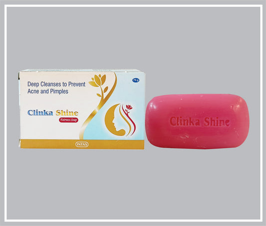 CLINKA SHINE SOAP (75GM) (Fairness Soap) by Intas