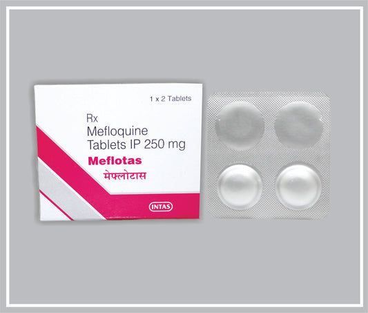 MEFLOTAS TAB 2 TAB (D) (71) (Mefloquine 250 mg) by Intas