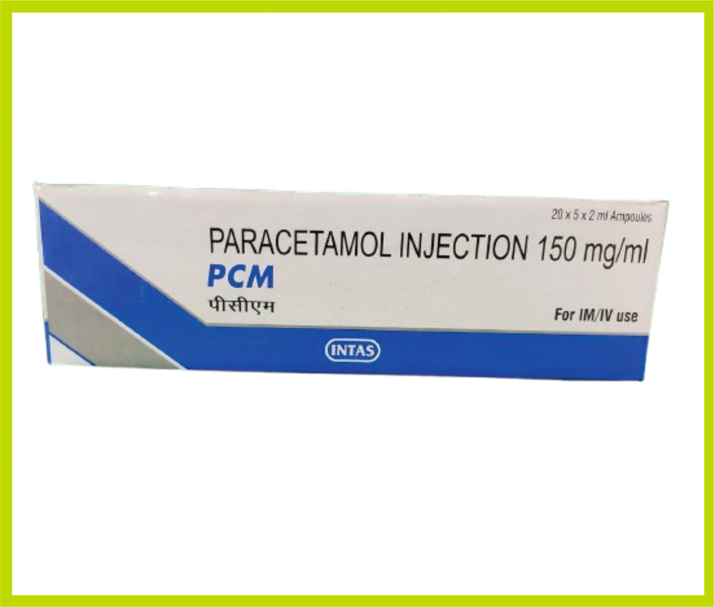 Pcm Inj. 2Ml Paracetamol 150 mg by Intas