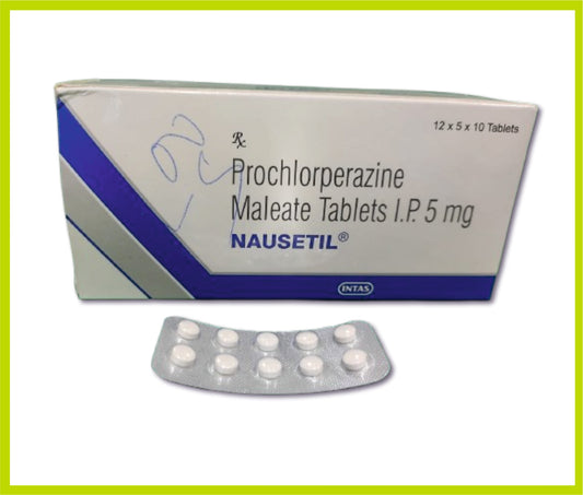 Nausetil 10 Tab Prochlorperazine Maleate 5 mg by Intas