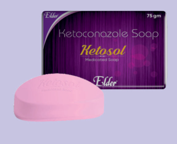 KETOSOL SOAPS 75GM ( Ketoconazole 2% ) by Elder