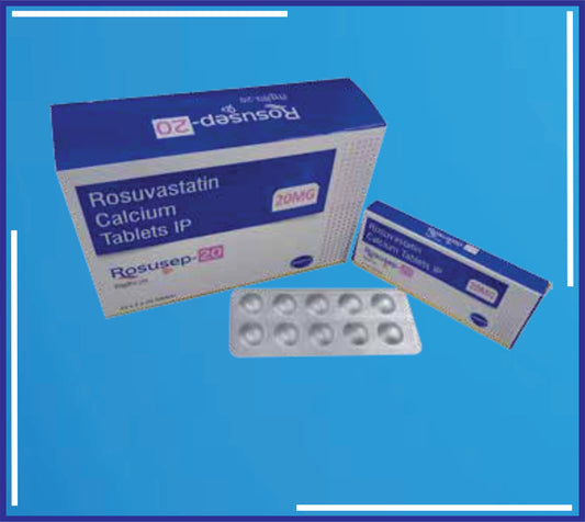 ROSUSEP 20 TAB (ALU-ALU) 10X2X10 (Rosuvastatin Calcium 20Mg)by Kemsyn