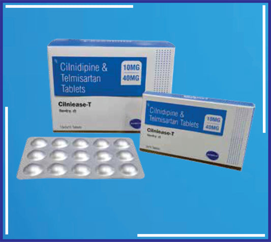 CILNIEASE-T TAB (ALU-ALU) 10X2X15 (Cilnidipine Ip 10Mg + Telmisartan Ip 40Mg)by Kemsyn