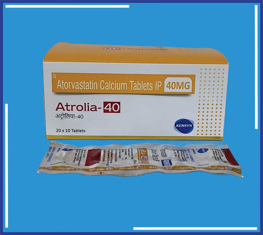 Atrolia-40 Tab (20x10) Atorvastatin 40 Mg  by Kemsyn
