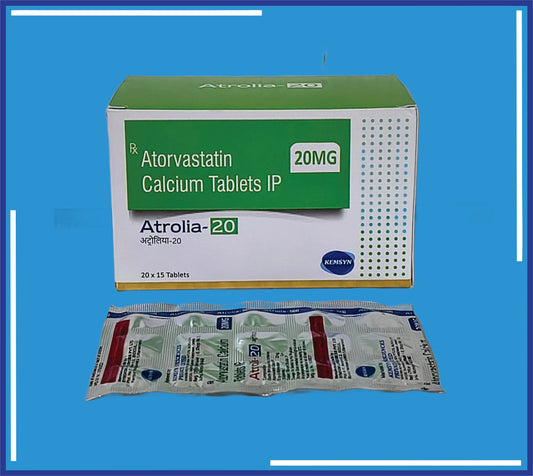 Atrolia-20 Tab (20x15) Atorvastatin 20 Mg  by Kemsyn
