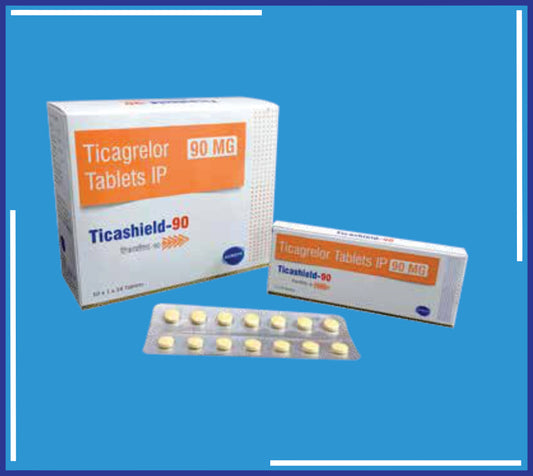 TICASHIELD-90 TAB (BLISTER) 10X1X14 (Ticagrelor Ip 90Mg)by Kemsyn