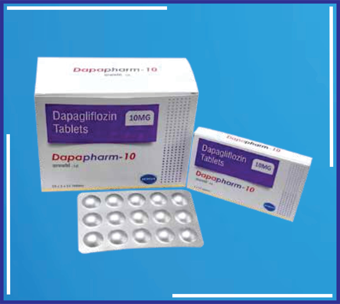 DAPAPHARM 10 TABLET (ALU-ALU) 10X1X15 (Dapagliflozin 10Mg)by Kemsyn