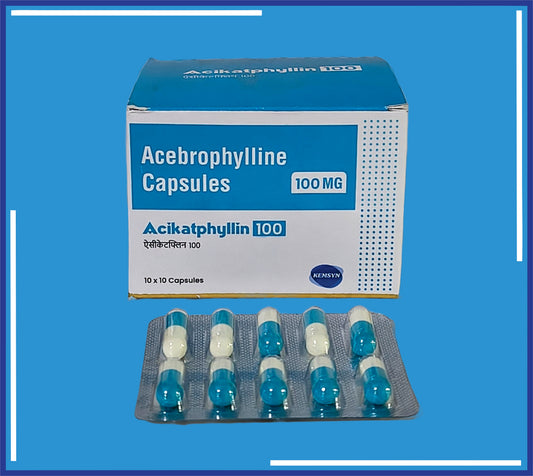 Acikatphyllin 100 Cap (10x10) ACEBROPHYLLINE 100MG CAPSULE  by Kemsyn
