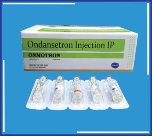 ONMOTRON INJ 2ML (BLISTER PACK) 20X5X2Ml(ShrinkOf
100) (Ondansetron Hcl Ip 2Mg.)by Kemsyn