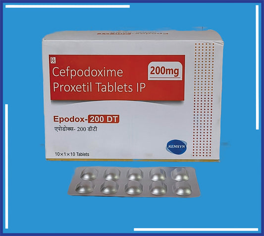 Epodox 200 Dt Tablet (10X1X10) Cefpodoxime 200 Mg  by Kemsyn
