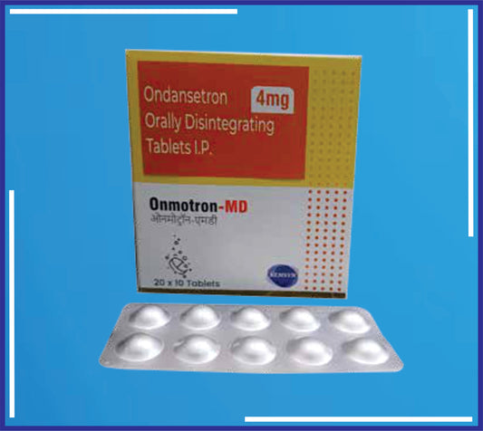 ONMOTRON MD TAB (ALU-ALU) 20X10 (Ondansetron Hcl Ip 4Mg)by Kemsyn