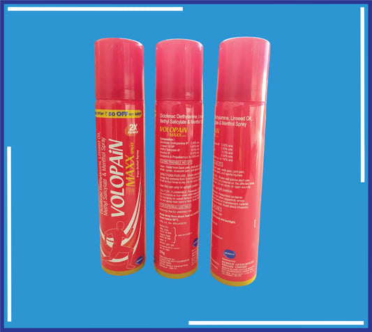 VOLOPAIN MAXX 55 GM 55Gm (Linseed Oil 3.0%W/W + Diclofenac Sodium 1% W/W + Methyl Salicylate Ip 10% W/W + Menthol 5% W/W+ Benzyl Alcohol 1% W/W)by Kemsyn