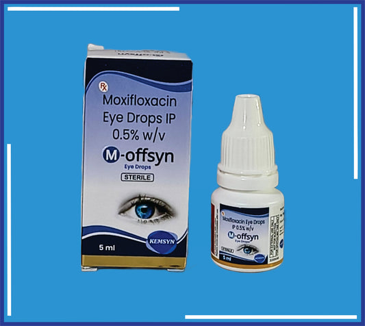 M-Offsyn Eye Drop 5Ml (5ml) Moxifloxacin Hydrochloride 0.5%, W/V  by Kemsyn