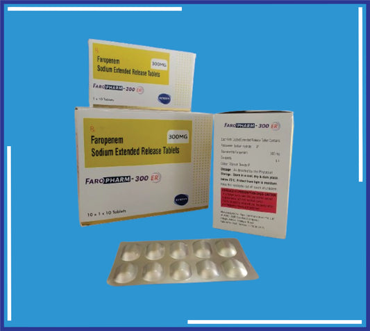 FAROPHARM 300 (ER) TABL (ALU-ALU) 10X1X10 (Faropenam 300Mg)by Kemsyn