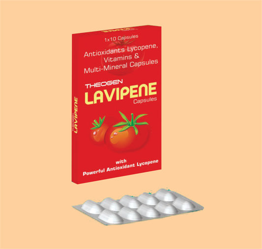 LAVIPENE CAPS (20x1x10) Antioxidents, Lycopene, Vitamins & Multiminerals Caps by Theon