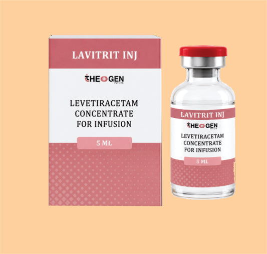 LAVITRIT INJ. (5 ML VIAL WITH CARTON) LEVETIRACETAM CONCENTRATE FOR INFUSION  by Theon