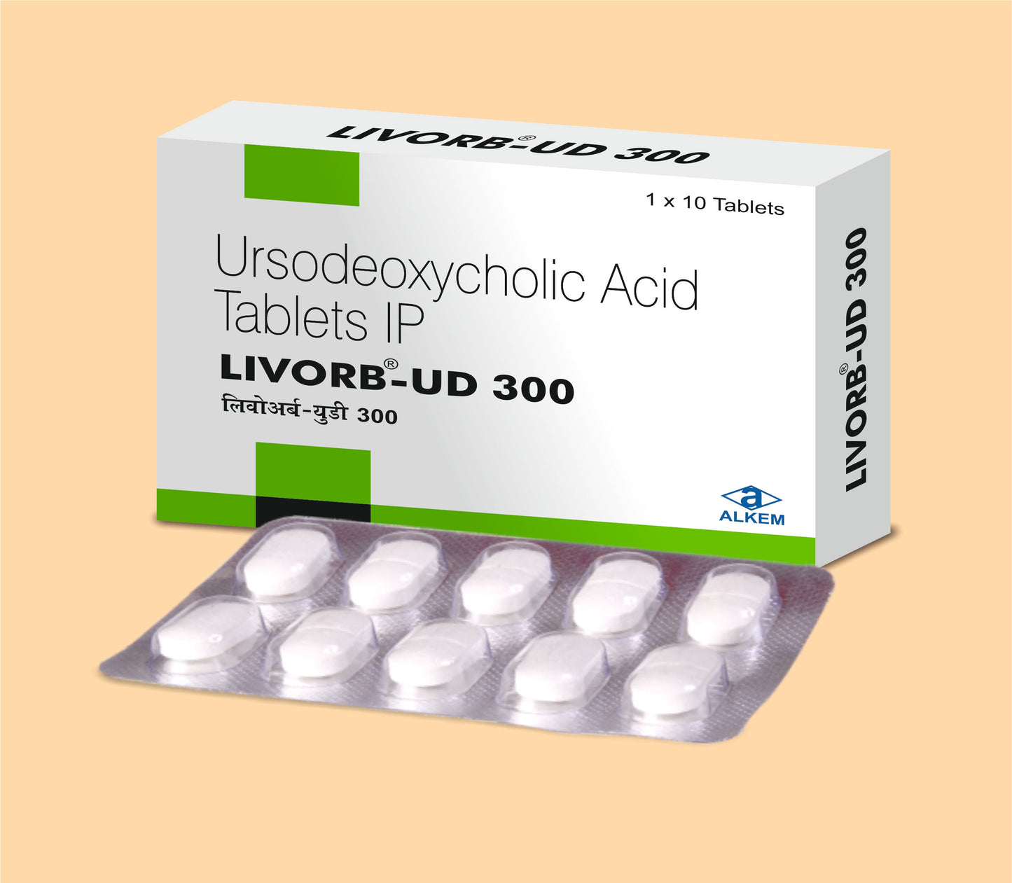 LIVORB-UD 300 TABLET ( Ursodeoxycholic Acid 300 Mg ) by Alkem