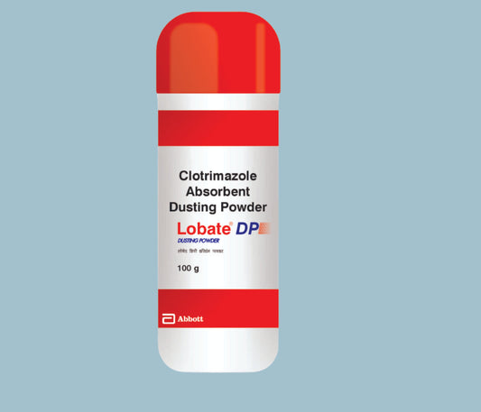 LOBATE DP POWDER 100gm ( Clotrimazole 1% w/w ) by Abbott