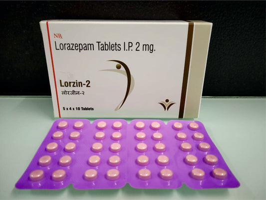 Lorazepam 2Mg / 1Ml pack of 10x2 ml 2 ml Inj by Dellwich
