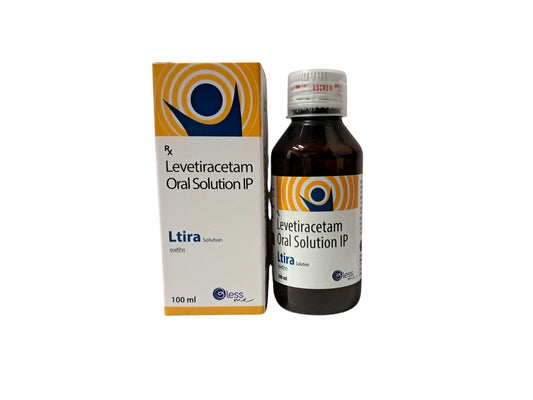 Levetiracetam 500Mg / 5Ml {Rate of 100 ml Syrup} by Dellwich