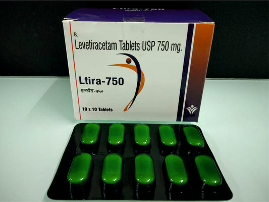 Levetiracetam 750  {Rate of 10 Tab} by Dellwich