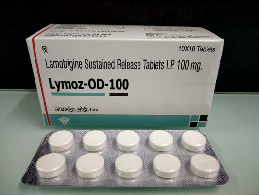 Lamotrigine 100 {Rate of 10 Tab} by Dellwich
