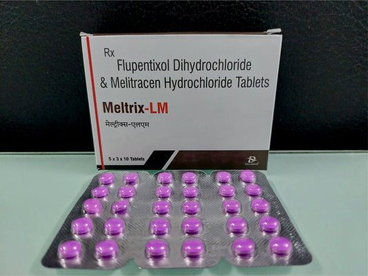 Flupenthixol Di Hcl 0.5, Melitracen Hcl 10 {Rate of 10 Tab} by Dellwich