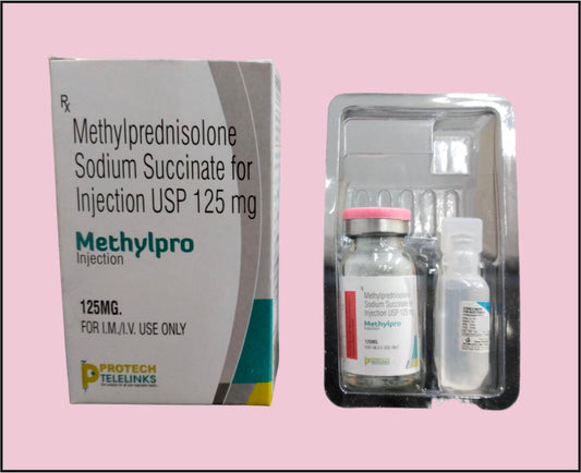 Methyprednisolone Sodium Succinate 125Mg (10 ML) METHYLPRO-125 by Protech