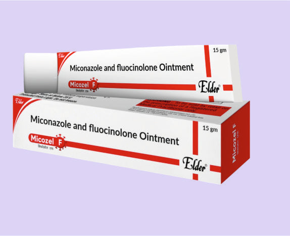 MICOZEL- F  OINT 15GM ( Miconazole Nitrate 2%, Fluocinolone Acetonide 0.01% ) by Elder