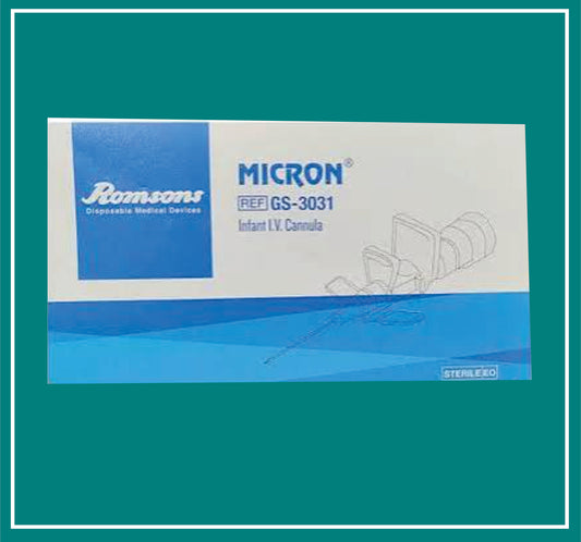 MICRON  G 26 (Paediatric / Neonatal I.V. Cannula) by Romson