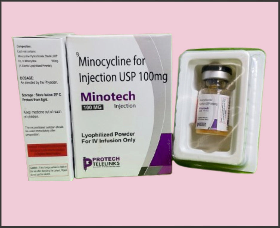 MINOTECH 100 VIAL ( Minocycline (100Mg) ) by Protech