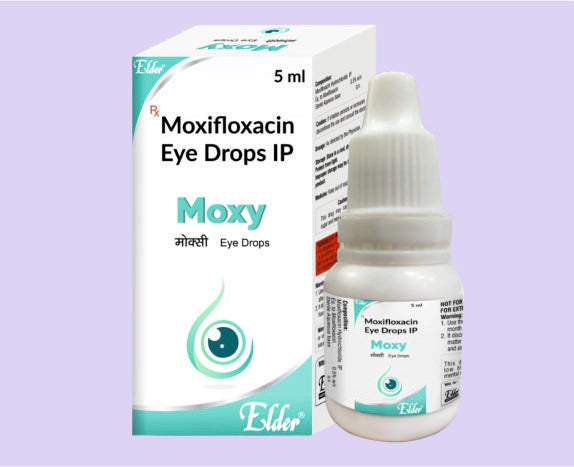 MOXY DROPS 5ML ( Moxifloxacin HCL 0.5%
 ) by Elder